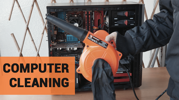 Solving the problem of slowing down the device due to dust and the method of cleaning electronic parts and fans