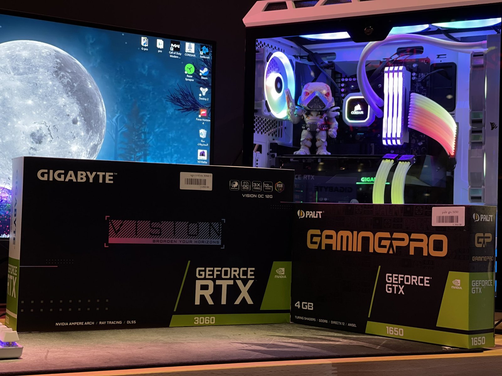 تركيب الكمبيوتر الإحترافي جزء ٣ تركيب كرت الشاشة والصوت والتشغيل