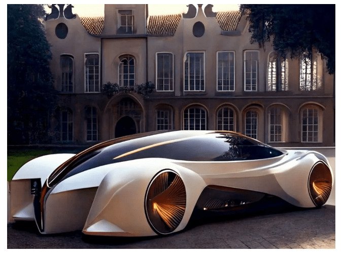 % تصميم سيارات فاخرة مستوحاة من الهندسة المعمارية باستخدام Midjourney