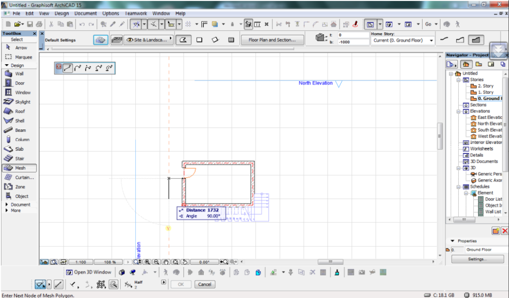 % تعليم برنامج ارشيكاد للمهندسين والمصممين الجزء الرابع