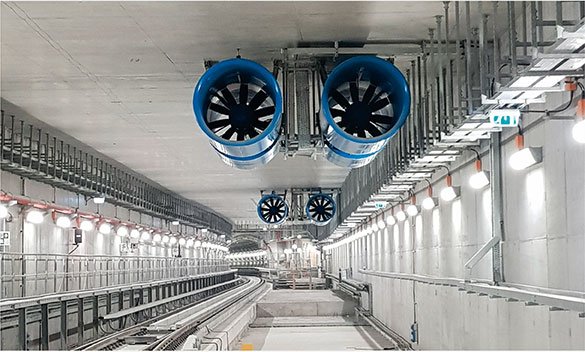 تصميم تهوية الأنفاق: المبادئ الأساسية، الأنواع المتقدمة، وأنظمة التحكم الهندسية المتطورة