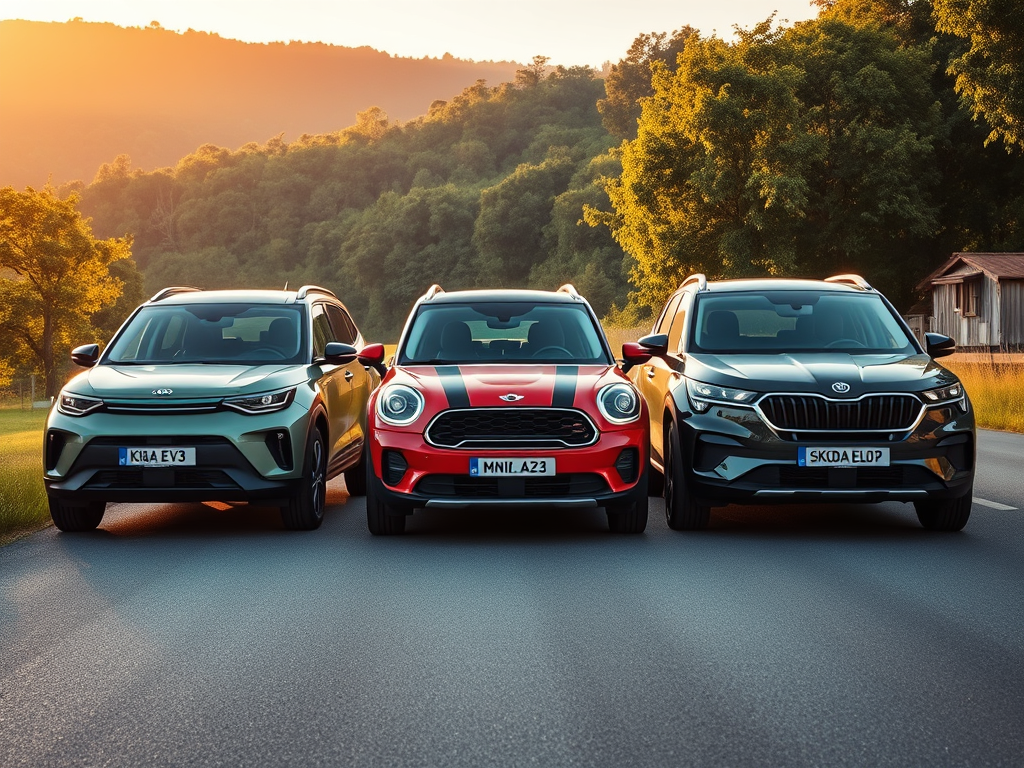 مقارنة شاملة بين Kia EV3 وMini Aceman وSkoda Elroq في عالم السيارات الكهربائية