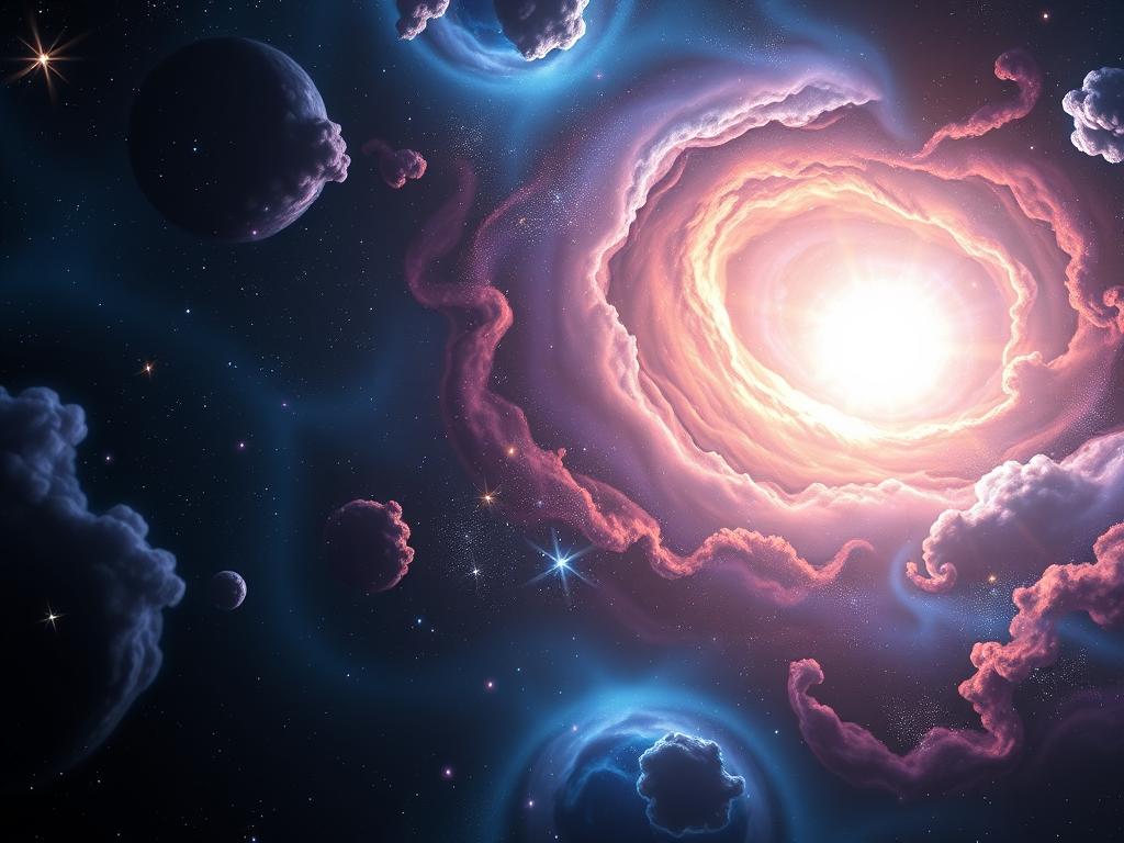 كيف تتكوّن النجوم في كون يتمدد رغم اختلاف الكثافة؟ image