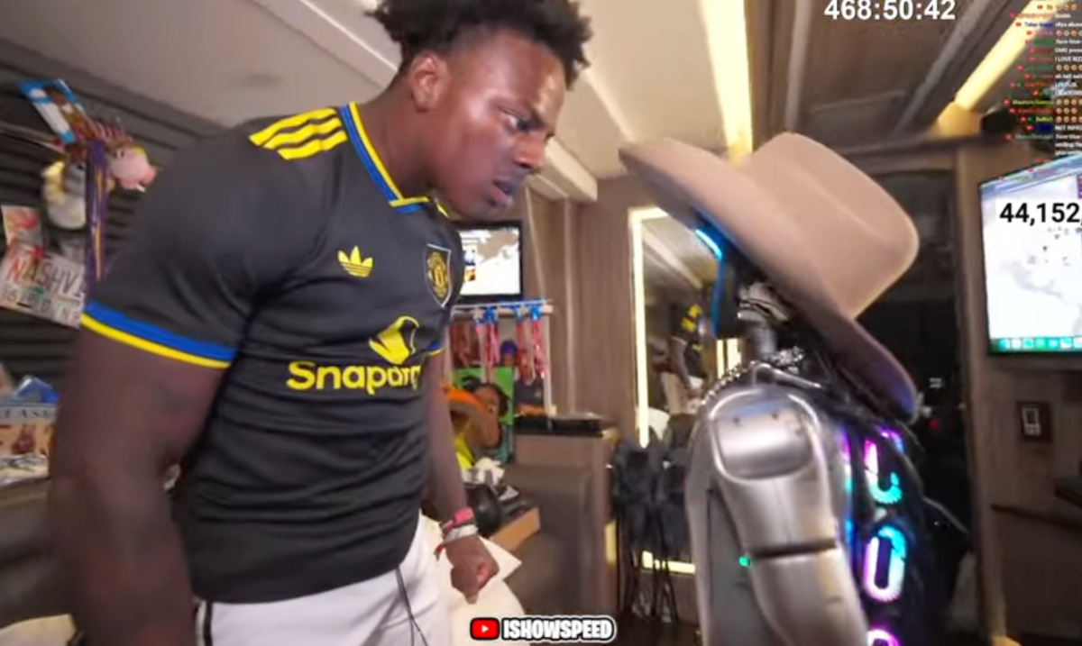 IShowSpeed Faces Legal Action for Allegedly Assaulting Viral Humanoid Rizzbot