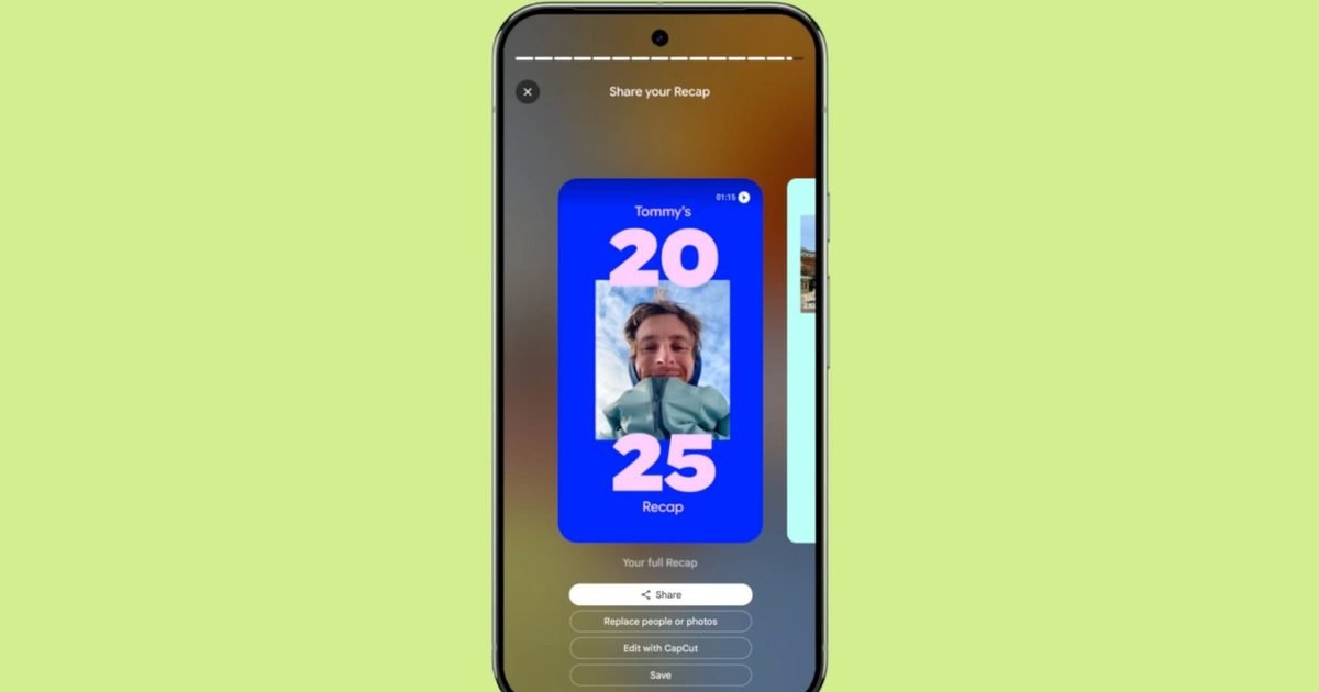 "إطلاق Google Photos Recap 2025: ميتر خاص لقياس النرجسية يضيف بُعدًا جديدًا للتجربة البصرية"