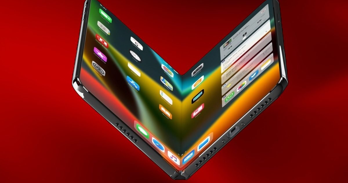 تصميم هاتف Apple القابل للطي يبدو عريضًا وقصيرًا وقد لا يناسب الجيوب
