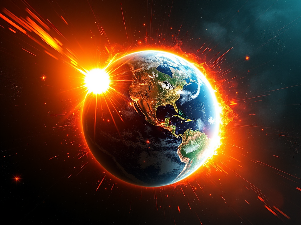 العاصفة الشمسية Gannon تضغط على البلازماسفير الأرضي إلى أدنى مستوى قياسي image