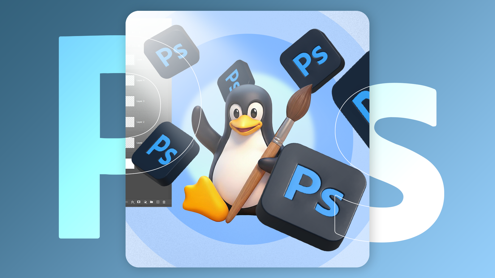 مطور ينجح في تشغيل Photoshop على Linux مع بعض القيود التقنية
