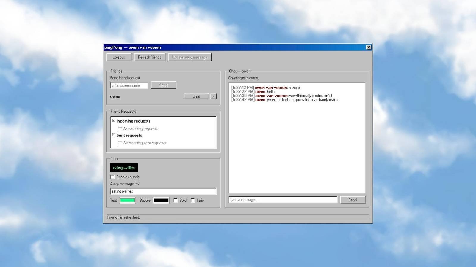 استعادة تجربة AOL Instant Messenger 1998: تاريخ هندسة الحاسوب وتطبيقات المراسلة الفورية استعادة تجربة 1998 عبر نسخة هندسية من AOL Instant Messenger الكلاسيكي