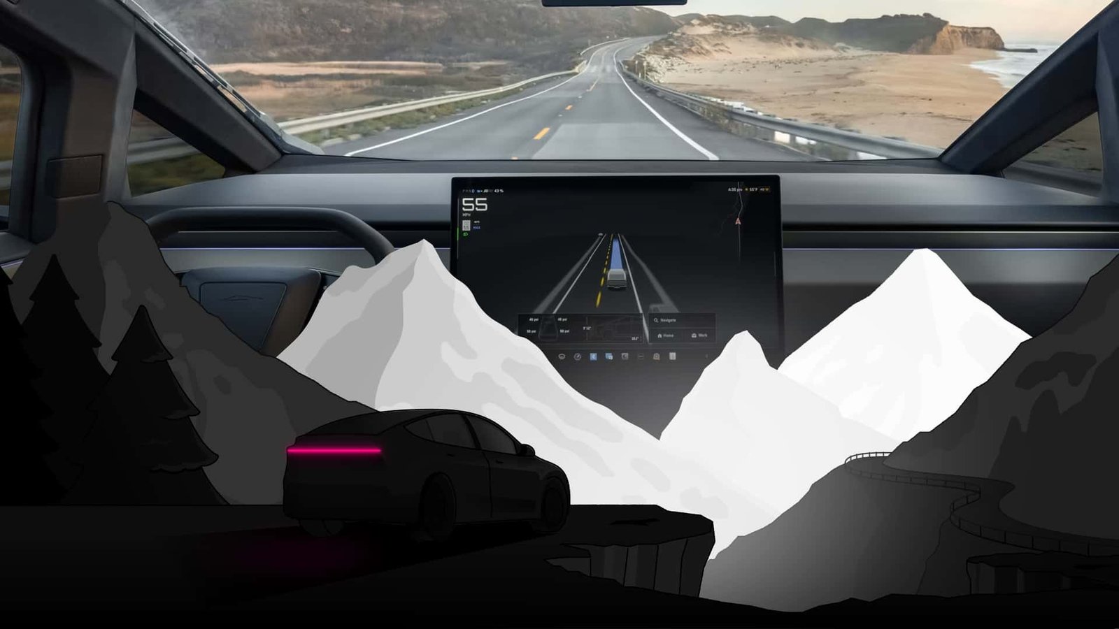 مستخدمو Tesla FSD المتميزون يحصلون على تأمين سيارات بنصف السعر
