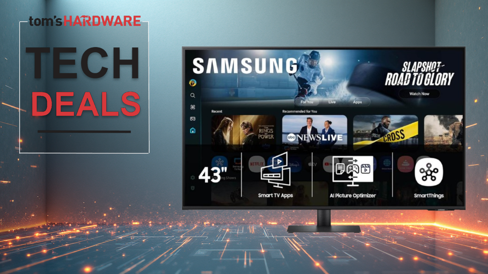 شاشة Samsung 4K Smart UHD بحجم 43 إنش M7 M70F على تخفيض 200 دولار بأفضل سعر شاشة Samsung 4K Smart UHD بحجم 43 إنش M7 M70F على تخفيض 200 دولار بأفضل سعر