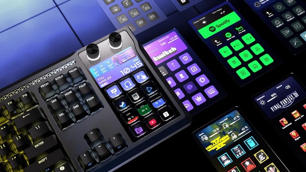 لوحة مفاتيح Corsair Galleon 100 SD: إضاءة LED وشاشة OLED مدمجة لوحة مفاتيح Corsair Galleon 100 SD بإضاءة LED وشاشة Stream Deck مدمجة 720x180 بوصلة تحكم بسعر 349$