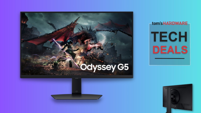 تخفيض 47% على شاشة الألعاب Samsung Odyssey G5 G50D 32 بوصة 1440p 180Hz بأسعارها الأدنى على Amazon
