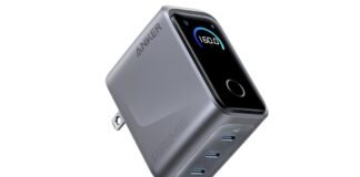 شاحن Anker Prime بقدرة 160W يشغل ثلاثة أجهزة مع خصم 50 دولاراً
