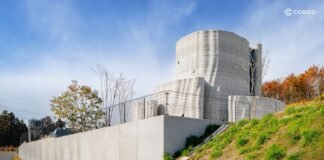 منزل ياباني ثنائي الطابق مطبوع بتقنية 3D مستوحى من الكهوف ومعتمد لمقاومة الزلازل منزل ياباني ثنائي الطابق مطبوع بتقنية 3D مستوحى من الكهوف ومعتمد لمقاومة الزلازل