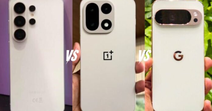 مقارنة شاملة بين Galaxy S26 Ultra و OnePlus 15 و Pixel 10 Pro XL كأفضل هواتف أندرويد 2026
