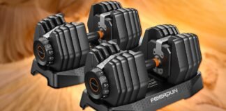 احصل على زوج من FED Fitness 52.5lb Adjustable Dumbbells بنصف سعر Bowflex SelectTech في بيئات الألعاب
