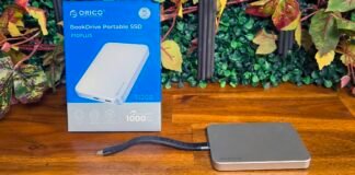 مراجعة Orico BookDrive P10Plus (512GB): تصميم مغناطيسي وشحن 100W passthrough
