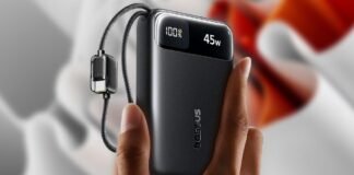 Baseus ببطارية 20,000mAh مع كابلات USB مزدوجة بشحن وتشغيل متزامن على Nintendo Switch وSteam Deck بسعر 21 دولارًا
