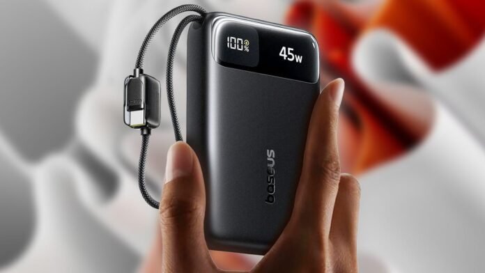 Baseus ببطارية 20,000mAh مع كابلات USB مزدوجة بشحن وتشغيل متزامن على Nintendo Switch وSteam Deck بسعر 21 دولارًا
